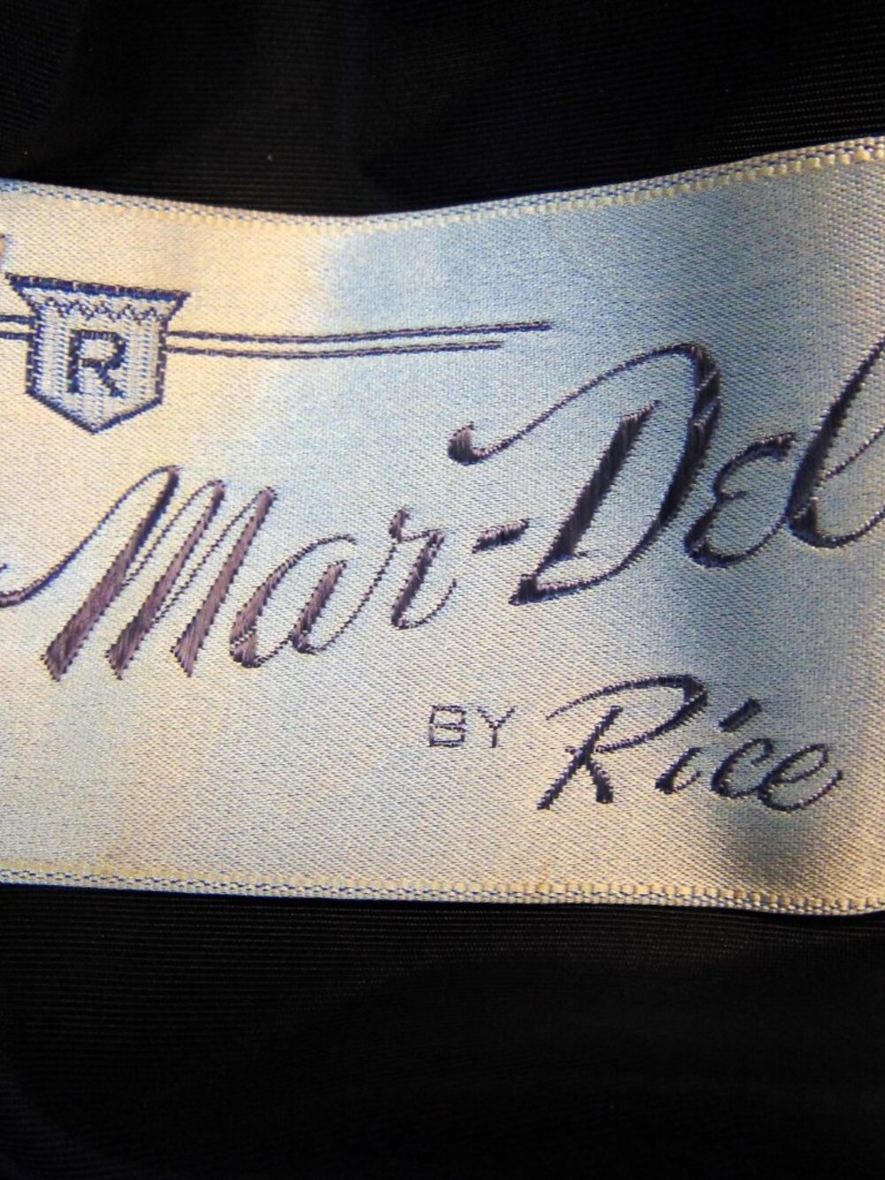 Vintage 1960s Mar-Del by Rice Jacquard Coat Faux Fur Trim A-Line Mod Statement M - Picture 11 of 13